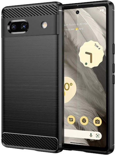 Back Cover Σιλικόνης Μαύρο (Google Pixel 7a)