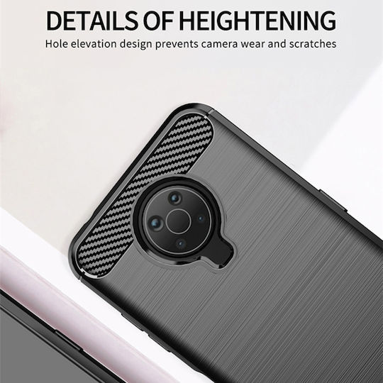Back Cover Σιλικόνης Μαύρο (Nokia G20)