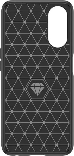 Back Cover Silicon Negru (Oppo A78 5G)