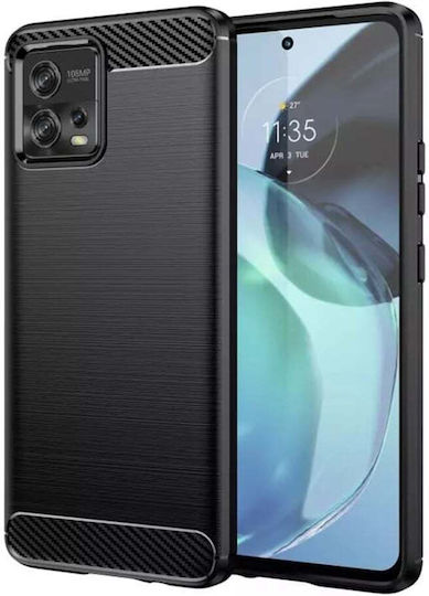 Back Cover Silicon Negru (Moto G72)