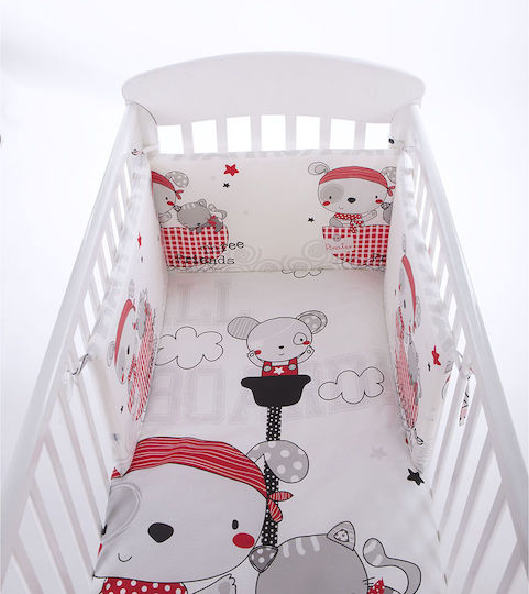 Kikka Boo Set Pentru Patut Pirates Alb 2buc piese