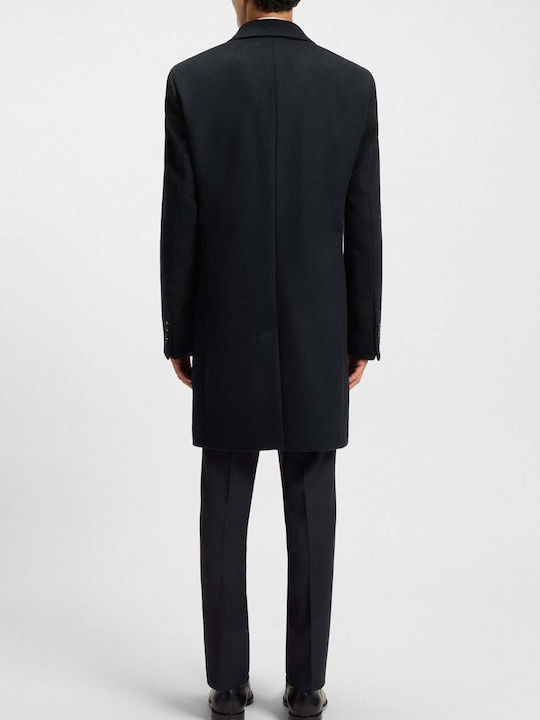 Boss Ανδρικό Παλτό Dark Blue