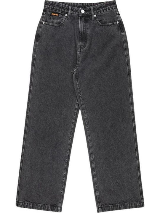 Γυναικείο Jean Παντελόνι σε Baggy Γραμμή Black