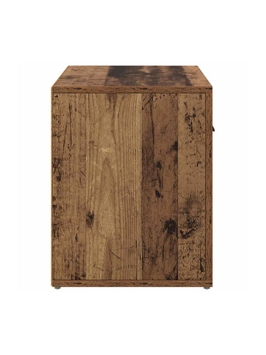 Κομοδίνο Ξύλινο Παλιό ξύλο 60x36x45cm
