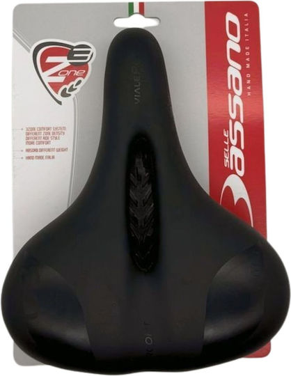 Selle Bassano Black Bicycle Saddle City