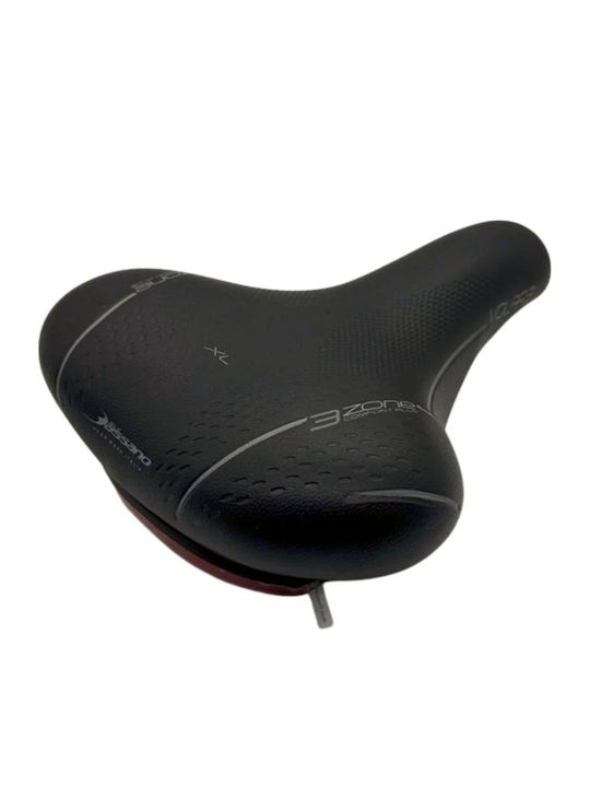 Selle Bassano Volare Xl 3zone Black Bicycle Saddle City