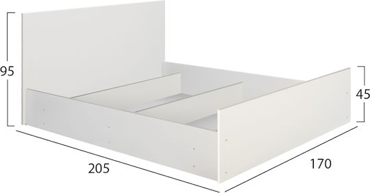 Σετ Κρεβατοκάμαρας Adler με Τάβλες 160x200εκ. 5τμχ Σετ Κρεβατοκάμαρας Adler με Τάβλες 160x200εκ. 5τμχ