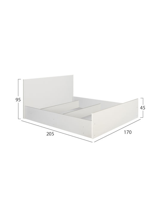Set de Dormitor Adler White cu Tăblii 160x200buc 6buc