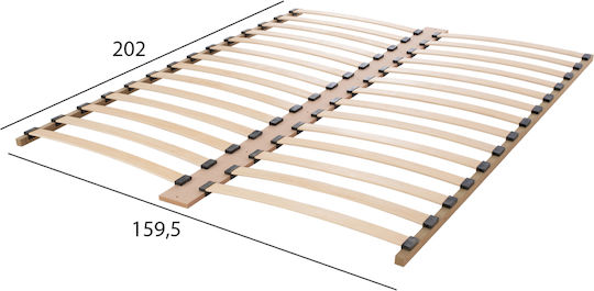 Schlafzimmer Set Adler White mit Lattenrost 160x200cm 5Stück