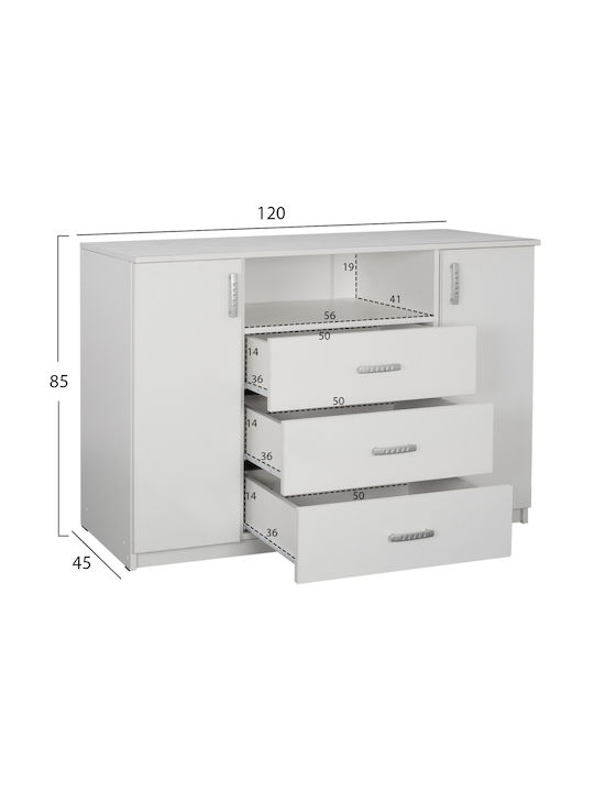Set de Dormitor Adler White cu Tăblii 160x200buc 6buc