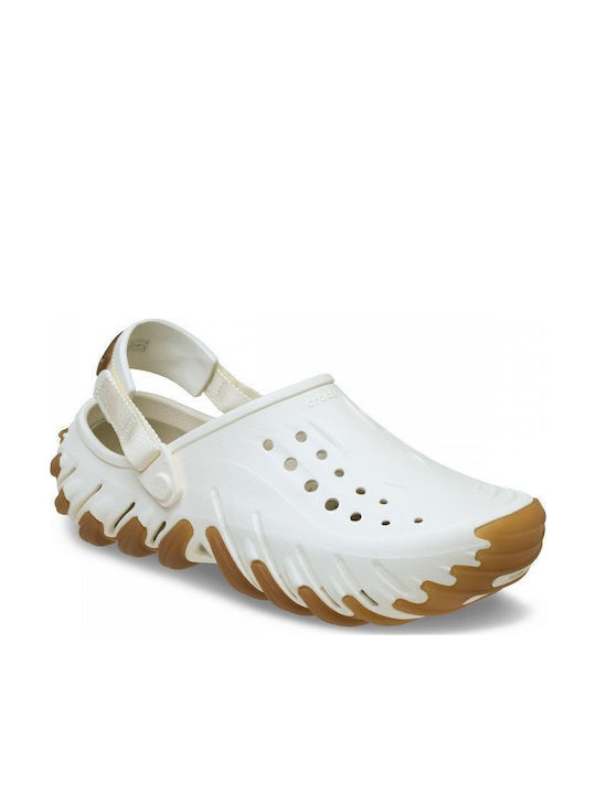 Crocs Echo Damen Clogs Weiß