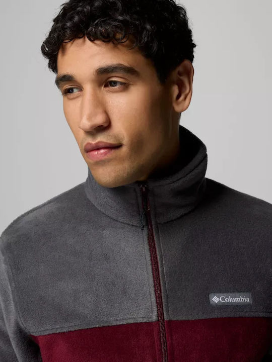 Steens Mountain Full Ανδρική Ζακέτα Fleece Shark/rich Wine