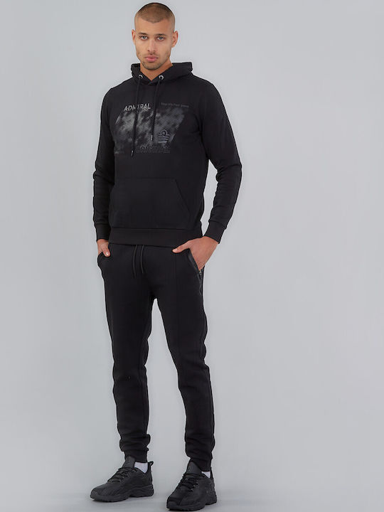 Sweatshirt mit Kapuze Schwarz