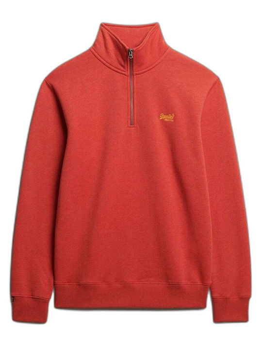Superdry D1 Ovin Cinnabar Orange Marl with Hood