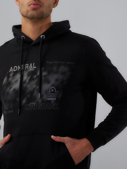Sweatshirt mit Kapuze Schwarz