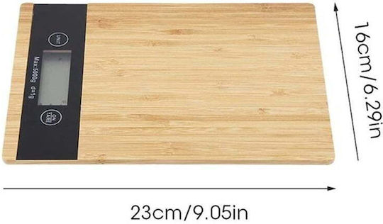 Digital Kitchen Scale 5kg Brown – Electronic Kitchen Scale Hl