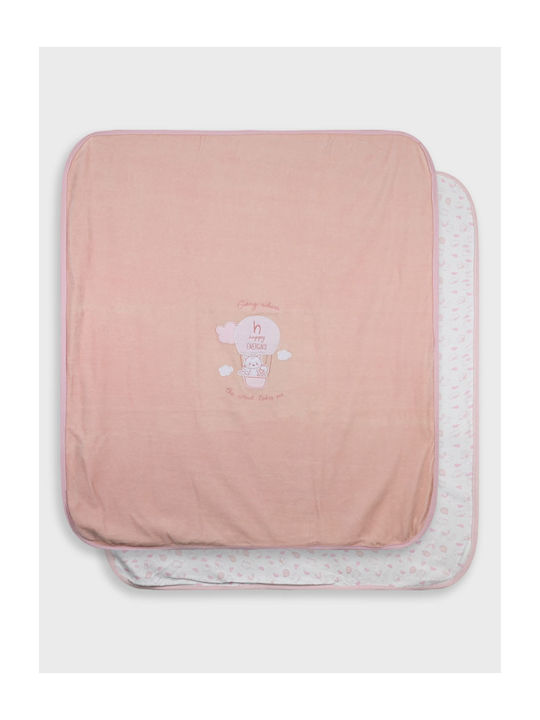Energiers Blanket Cot Cotton Pink