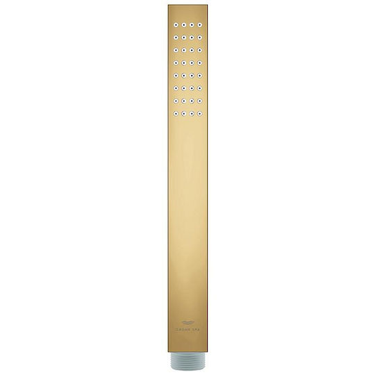 Τηλέφωνο Ντους Grohe Rainshower Aqua Cube Stick 26885gl0 Χρυσό Γυαλιστερό Cool Sunrise