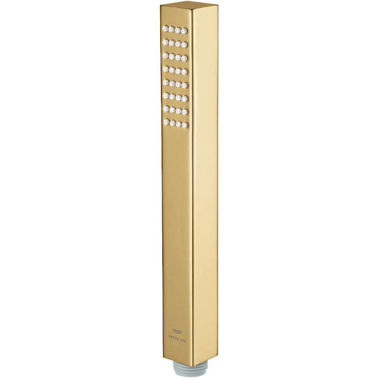 Grohe Rainshower Aqua Cube Stick 26885gl0 Handheld Showerhead Gold Glossy Cool Sunrise