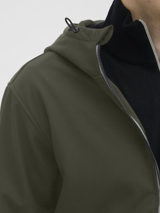 Χειμωνιάτικο Μπουφάν Softshell Αδιάβροχο και Αντιανεμικό Κυπαρίσσι