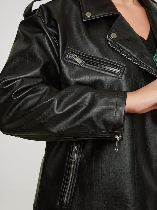 Jachetă de femei Biker Jacket Negru