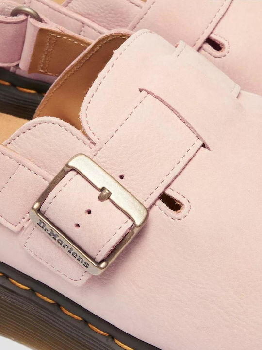 Jorge Ii Leder Flache Sandalen für Damen in Rosa Farbe