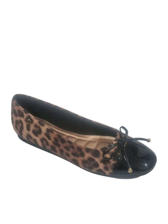 Anatomic Leopard Ballerinas Multicolour