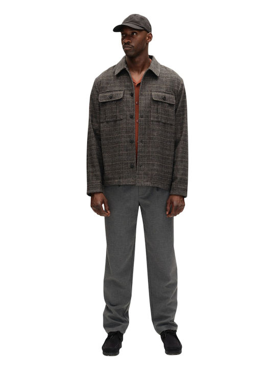 Herrenhemden Langärmeliges Overshirt Mehrfarbig