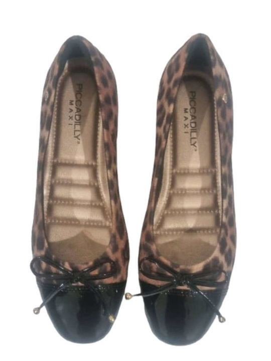 Anatomic Leopard Ballerinas Multicolour
