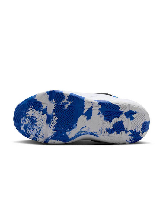 Team Hustle Kids Sports Shoes Basketball with Laces Blue