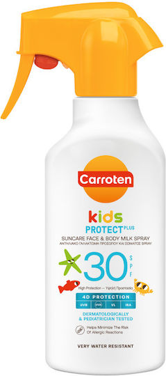 Carroten Kids Waterproof Copii Crema de Soare Spray SPF30 270ml