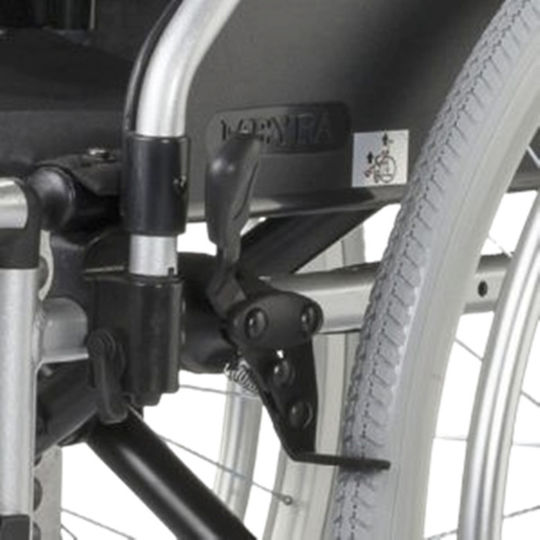 Wheel Αναπηρικό Αμαξίδιο 24" Πτυσσόμενο Ελαφρού Τύπου 43cm VARIO-43 Ασημί