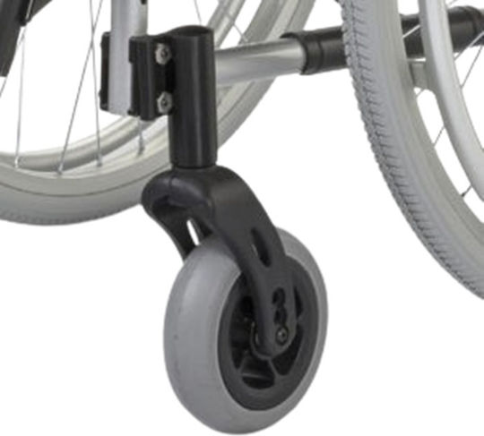 Wheel Инвалидна количка 24" Сгъваемо Тип светлина 38см VARIO-38 Сребрист