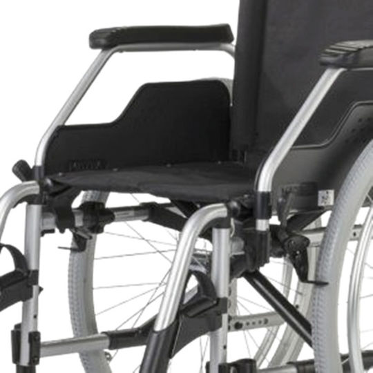 Wheel Αναπηρικό Αμαξίδιο 24" Πτυσσόμενο Ελαφρού Τύπου 43cm VARIO-43 Ασημί