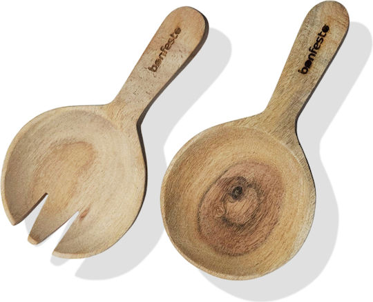 Bonfesto Σετ Kochutensilien 2Stück Beige