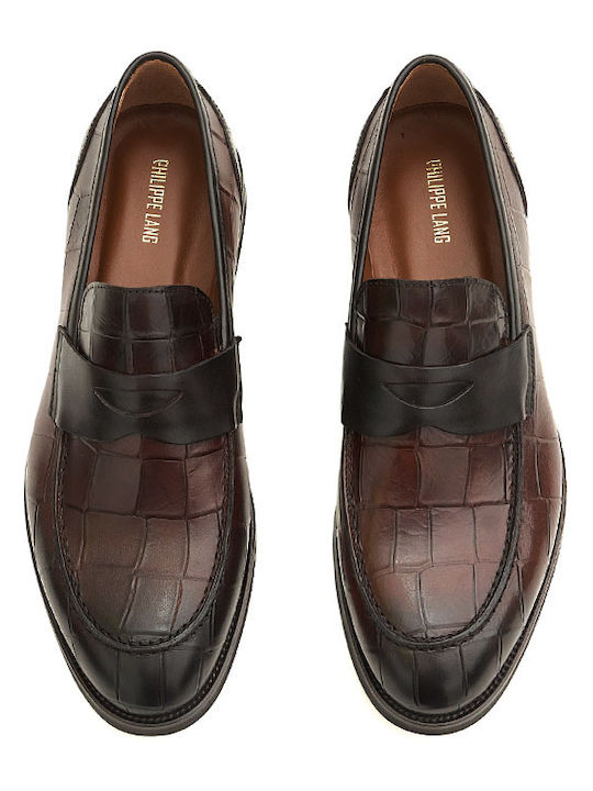 Men's Leather Loafers Brown