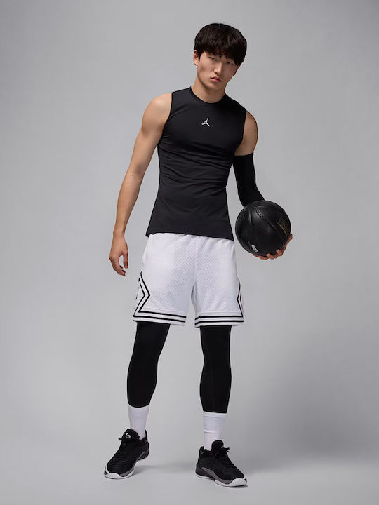Jordan Herren Thermo ärmelloses Shirt Schwarz
