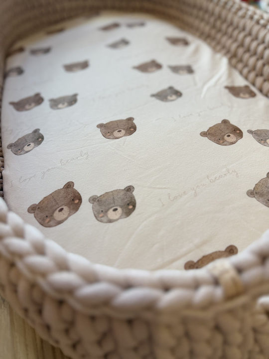 Grandes Suenos Baby Sheet Cradle Cotton 40x80cm
