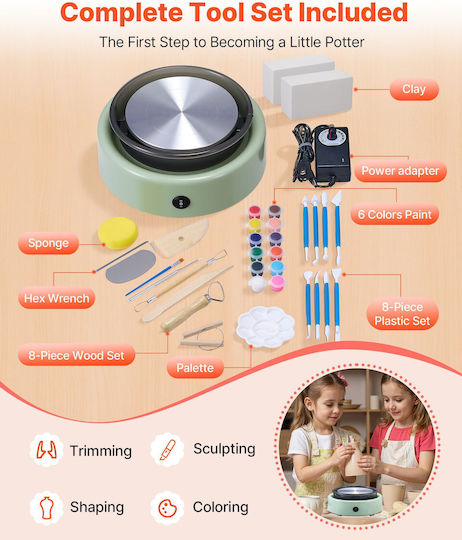 Vevor Modelling Clay Set for Kids Green
