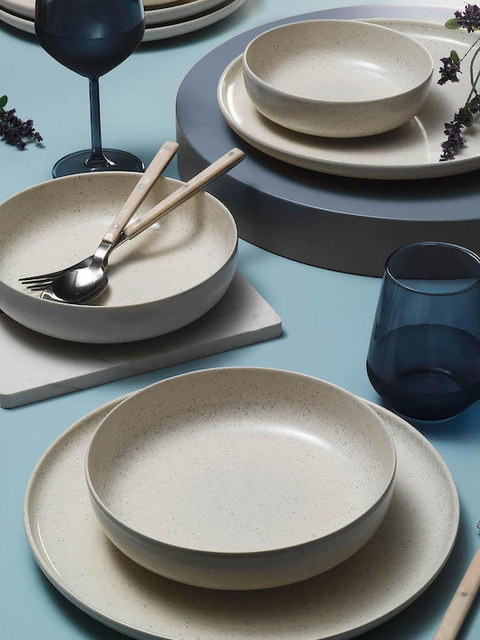 Bormioli Rocco Plate Desert Beige with Diameter 19cm 6pcs