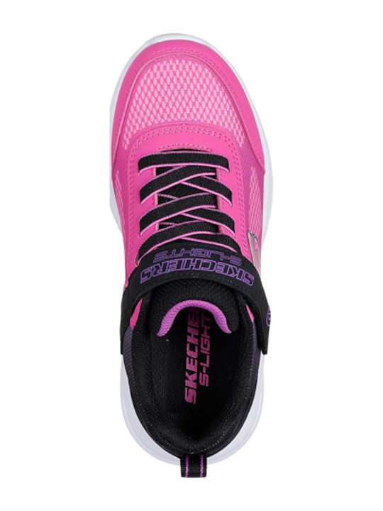Lighted Gore Παιδικά Sneakers με Σκρατς & Φωτάκια Μαύρα