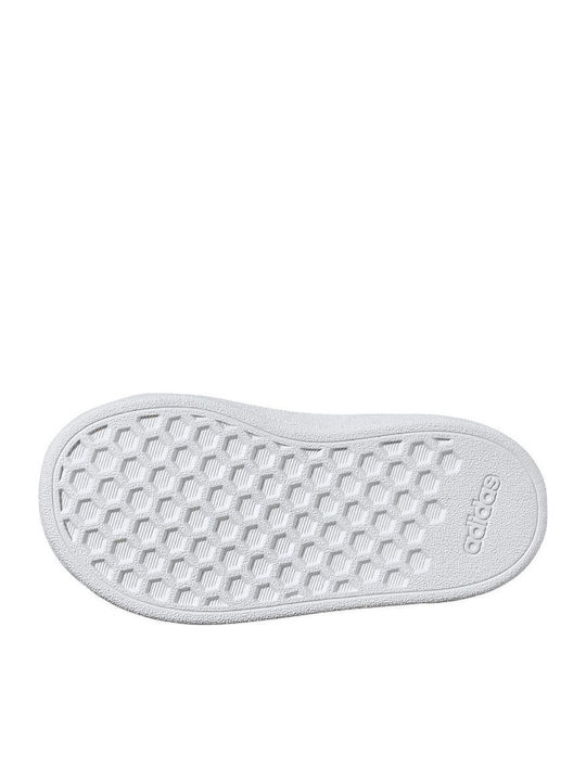 Grand Court GRAND COURT 2.0 Kinder Sneakers mit Klettverschluss Cloud White / Pulse Mint / Beam Pink