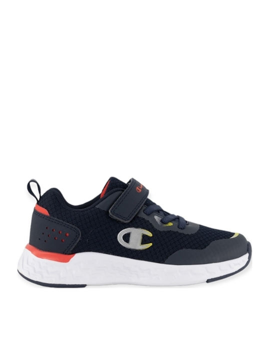Παιδικά Sneakers με Σκρατς Navy Μπλε