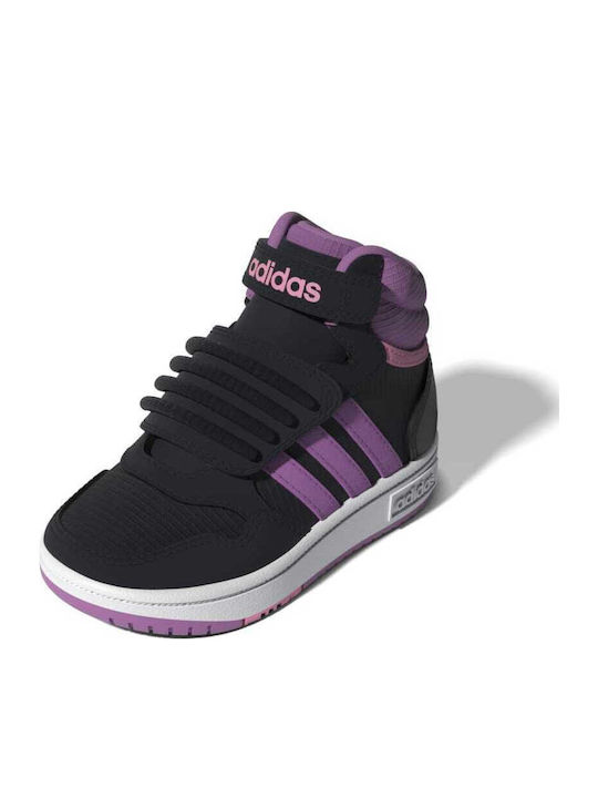 Hoops MID 3.0 Παιδικά Sneakers High με Σκρατς Μωβ