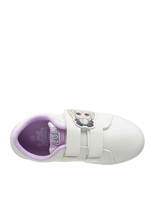 L.o.l Surprise Kids Sneakers with Hoop & Loop Closure White