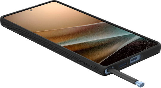 Spigen Liquid Air Umschlag Rückseite Kunststoff Schwarz (Galaxy S25 Ultra,Samsung S25 Ultra)