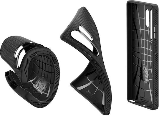 Spigen Liquid Air Umschlag Rückseite Kunststoff Schwarz (Galaxy S25 Ultra,Samsung S25 Ultra)