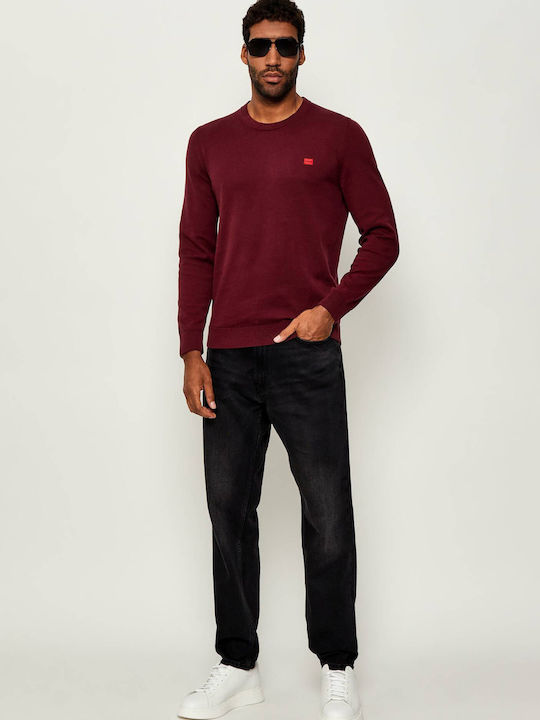 San Langarm-Pullover Burgundy
