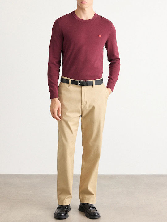 San Langarm-Pullover Burgundy