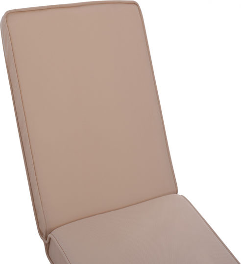 HomeMarkt Μαξιλάρι Καρέκλας Κήπου με Πλάτη CHIOS Μπεζ 46x110εκ.